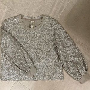Anthropologie Dolan Left Coast Shimmer Top